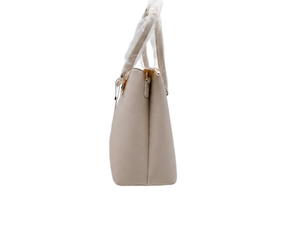 ROSANI Structured Top Handle Tote Bag with Detachable Strap
