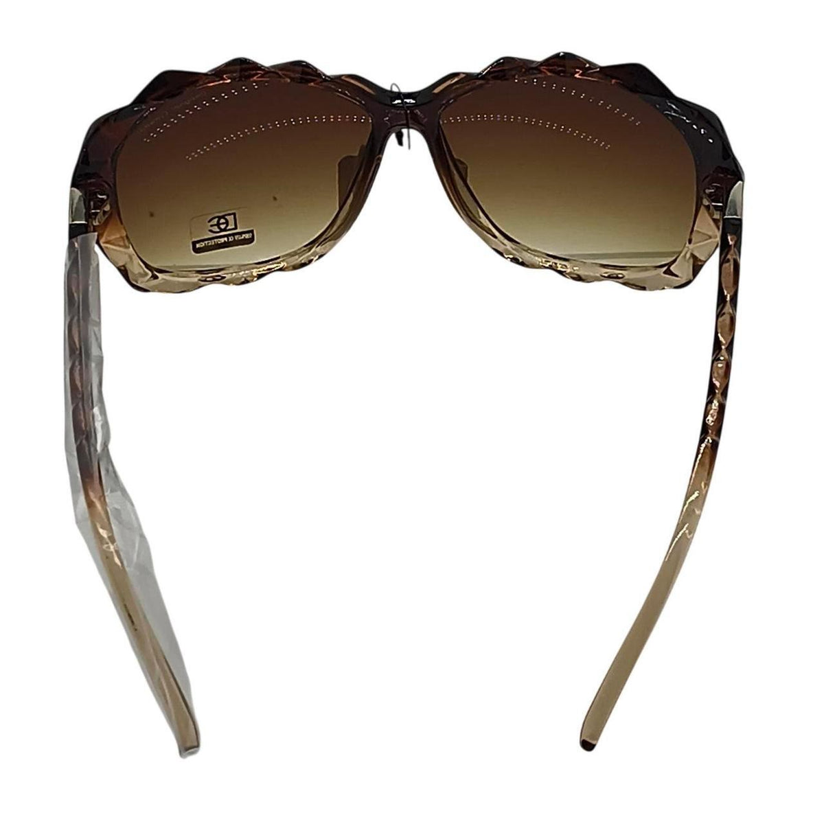 400 Brown & tan gradient sunglasses with a boho vibe - Danisak