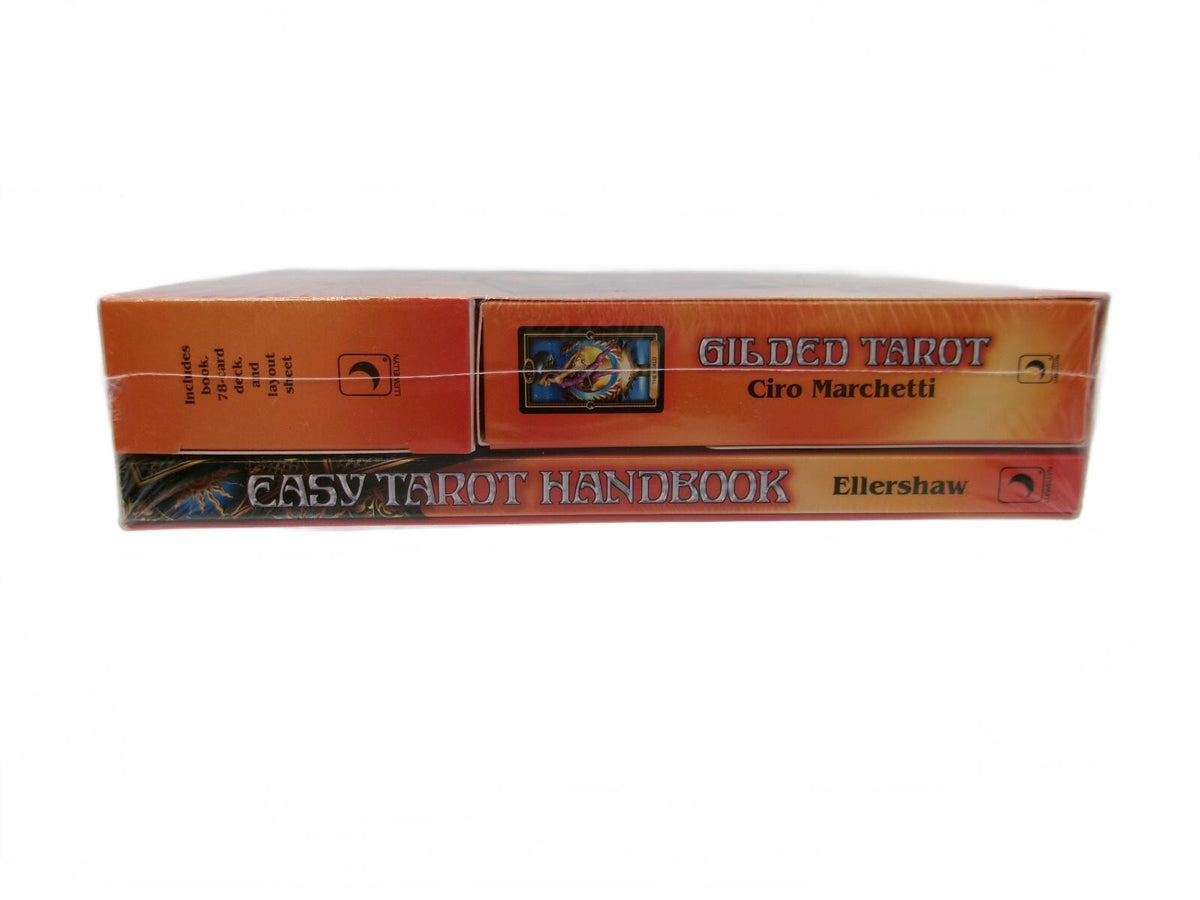 TC-11 Easy Tarot Kit with Gilded Tarot Deck and Instruction Book by - Danisak