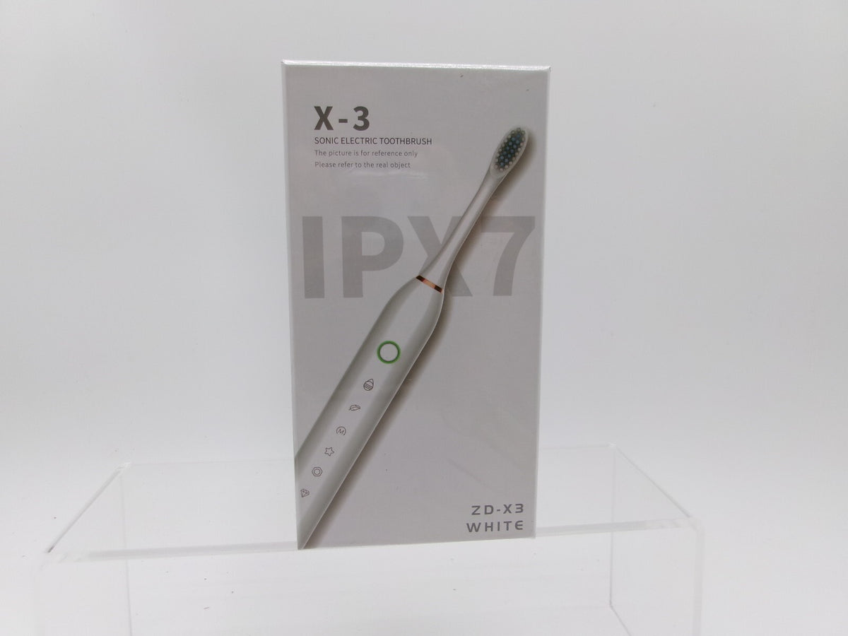 X-3 Sonic Electric Toothbrush with IPX7 Waterproof Rating - Available in Black &