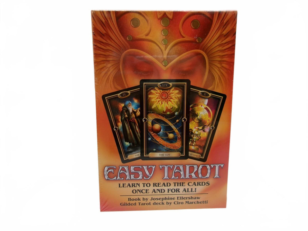 TC-11 Easy Tarot Kit with Gilded Tarot Deck and Instruction Book by - Danisak
