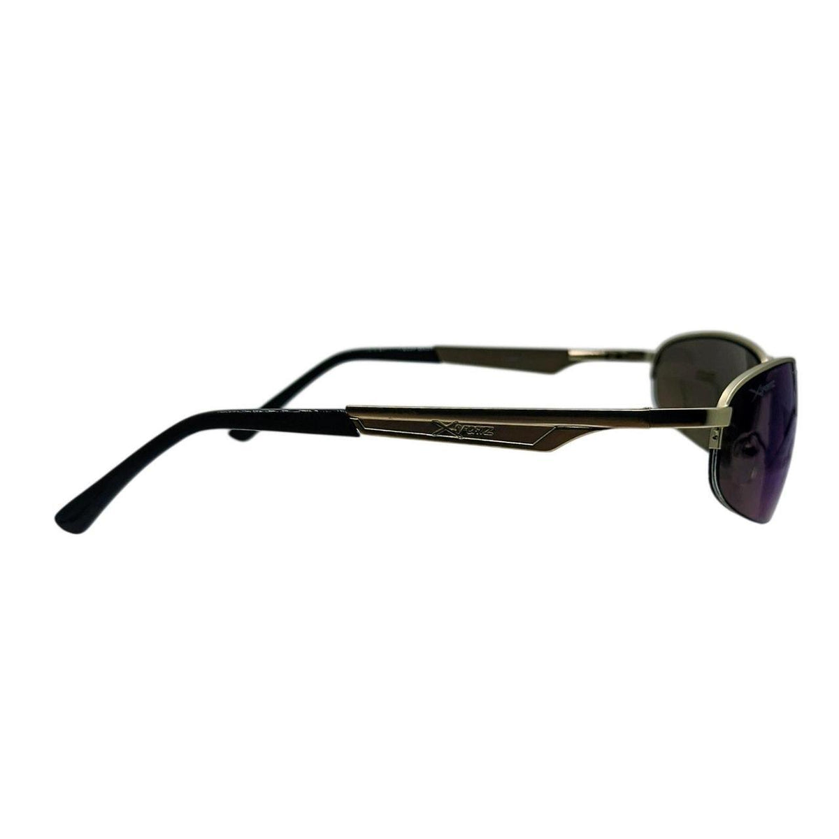 446 Xsportz silver sunglasses with blue Vivo mirrored lenses - Danisak