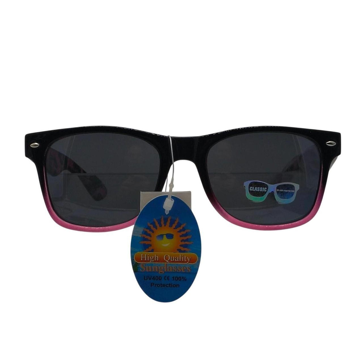 613 Pink leopard print sunglasses with black accents - Danisak