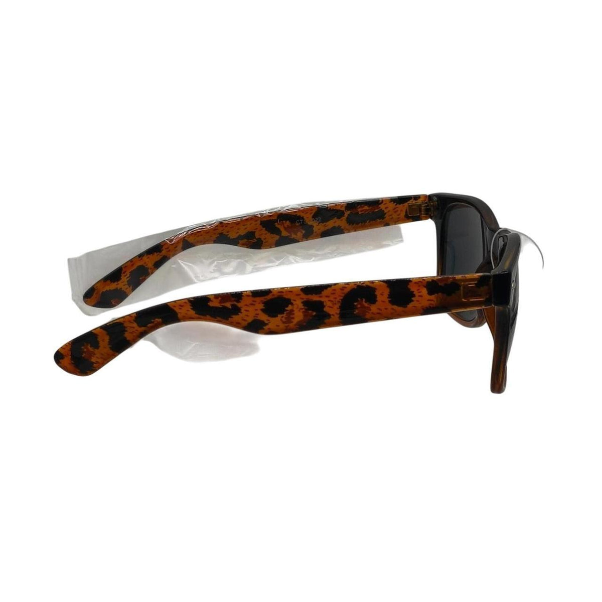 Leopard print sunglasses with black and brown tortoiseshell pattern - Danisak