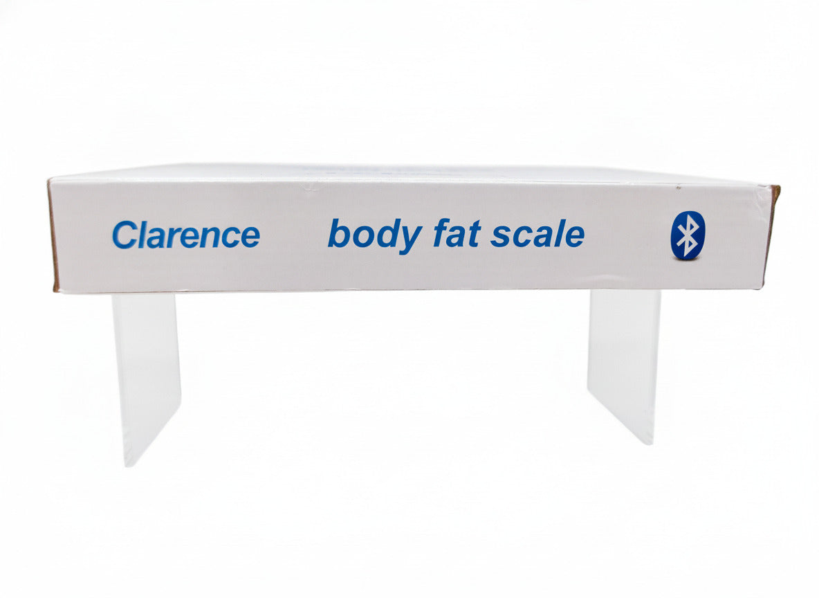 Clarence Bluetooth Body Fat Scale with LCD Display and Fitness App Compatibility