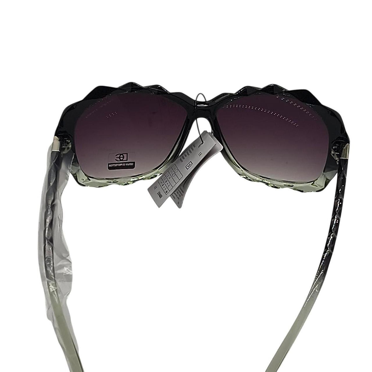 403 Designer Eyewear sunglasses with black and green accents - Danisak