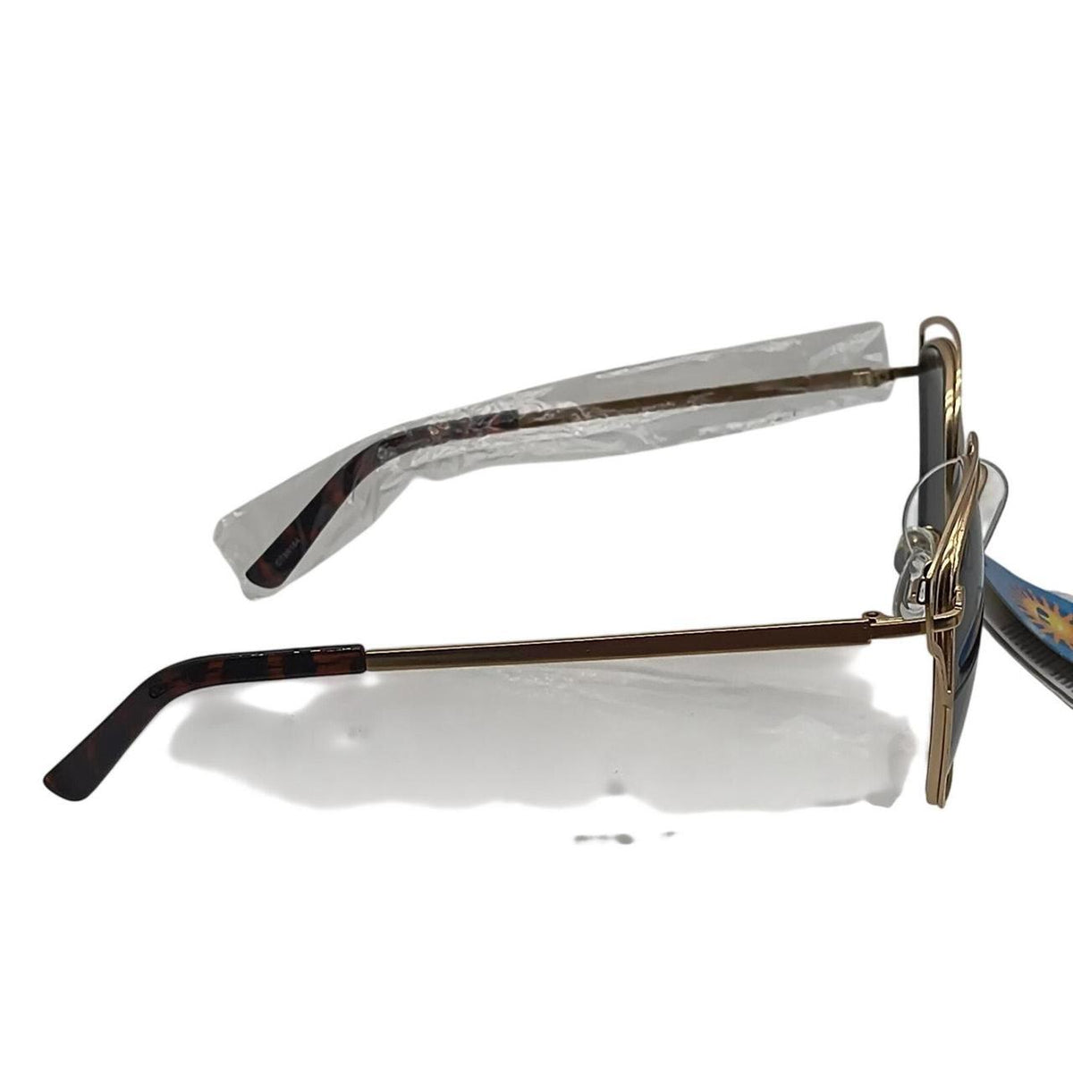 327 Gold metal frame sunglasses with gray lenses - Danisak