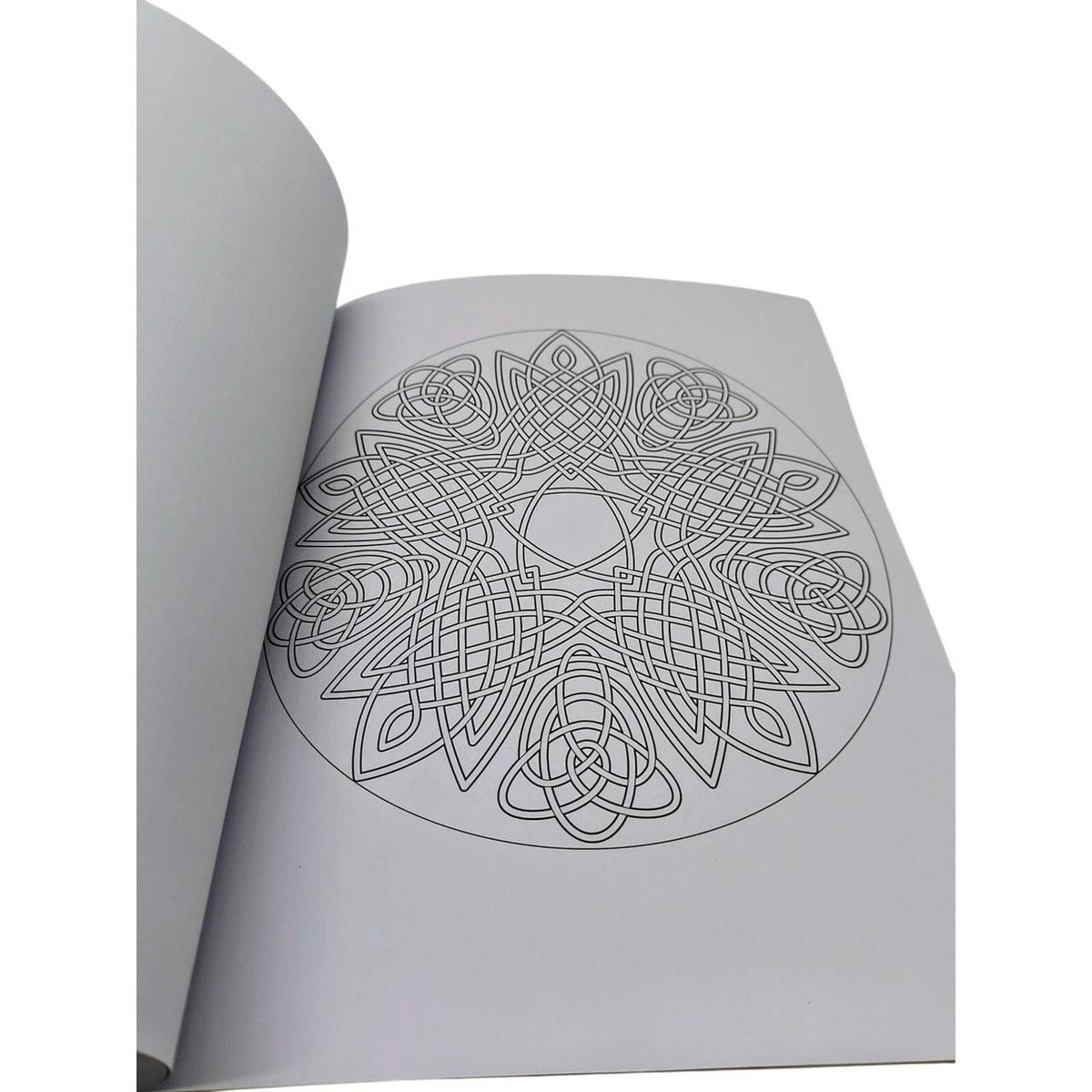The Celtic Mandala Coloring Book by David Woodroffe - 45 Unique Multi-Color Mand - Danisak