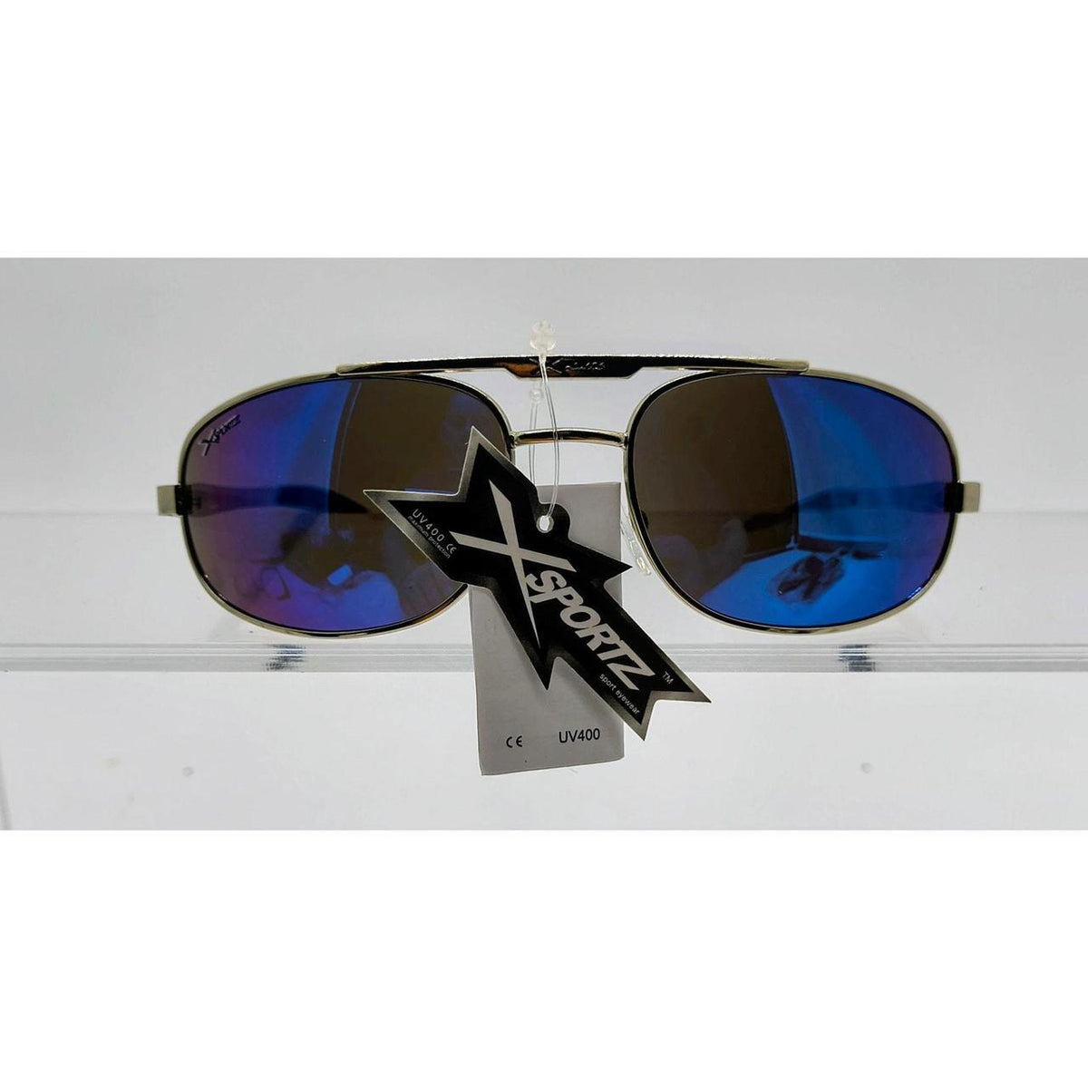 413 Sportz sunglasses with blue lenses - Danisak