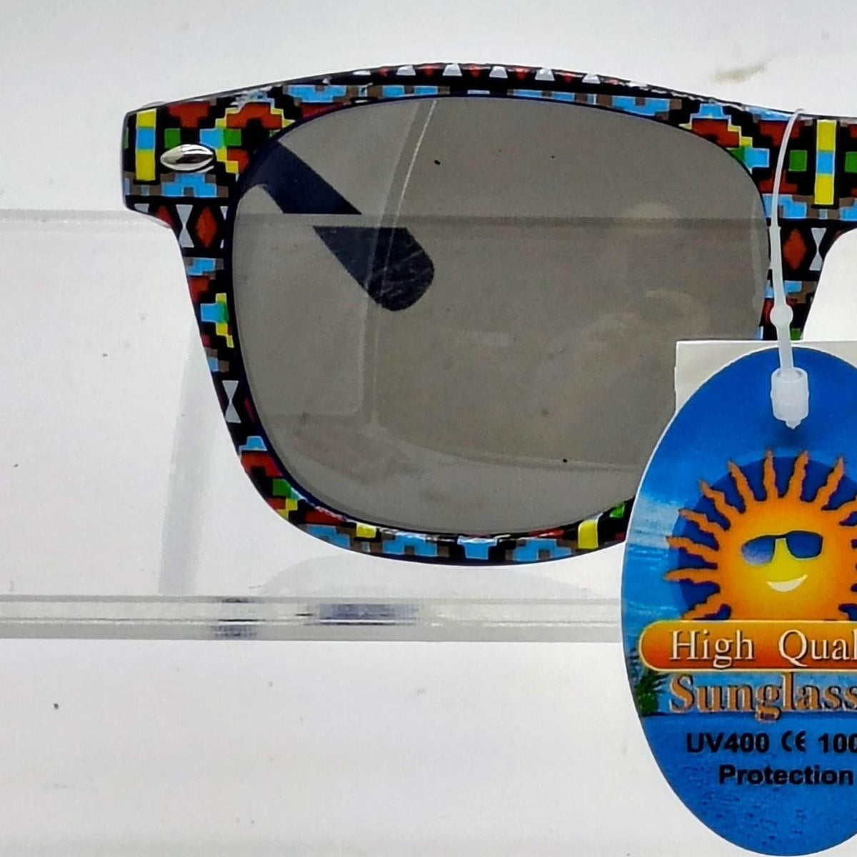 Unbranded Women's Blue and Multi Sunglass - Danisak
